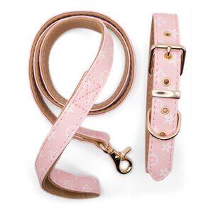 Luxury Dog Collar Set - The Classy Canine Collection - Rose Radiance